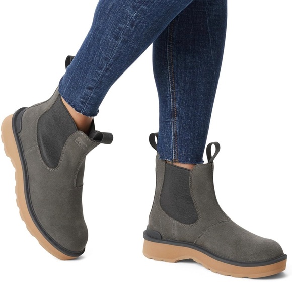 🆕 Sorel Women's Hi-Line Chelsea Boots - Quarry, Tawny Buff- Size 8.5 - Picture 3 of 12